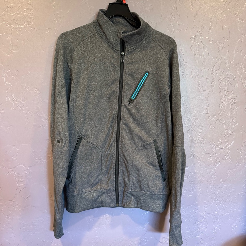 Lululemon Athletica Gray City Tech Full Zip Jacket